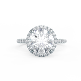 Round Halo Pavé