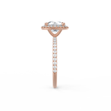 Round Halo Pavé