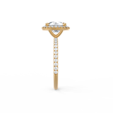 Round Halo Pavé