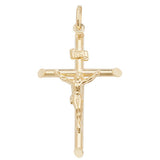 9CT YEL GOLD CRUCIFIX PENDANT