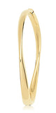 Gold Amethyst Bangle - BN430