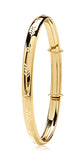 Gold Amethyst Bangle - BN433/1