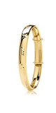 Gold Amethyst Bangle - BN434/1