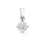 9ct Gold Diamond 0.13ct Pendant – PD112W