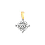 9ct Yellow Gold Diamond 0.30ct Pendant – PD143