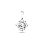 9ct White Gold Diamond 0.30ct Pendant – PD143W