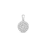 9ct White Gold Diamond Pendant – PD148W