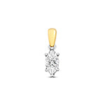 9ct Yellow Gold Diamond Pendant – PD169