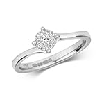 9ct Gold Diamond 0.13ct Ring – RD121W