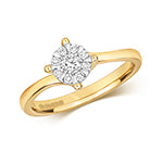 9ct Gold Diamond 0.25ct Ring – RD122