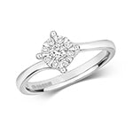 9ct Gold Diamond 0.25ct Ring – RD122W