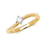 9ct Gold Diamond 0.21ct Ring – RD170
