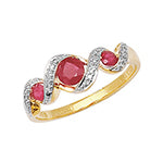 9ct Gold Gemstone 0.07ct Ring – RD276R