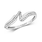9ct White Gold Diamond 0.10ct Ring – RD390W