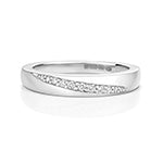 9ct White Gold Diamond 0.09ct Ring - RD393W