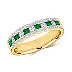 9ct Gold Emerald 0.17ct Ring – RD402E