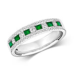 9ct Gold Emerald 0.17ct Ring – RD402WE