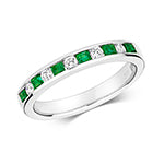 9ct Gold Emerald 0.16ct Ring – RD406WE