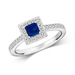 9ct Gold Sapphire 0.26ct Ring – RD413WS