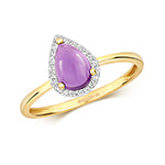 9ct Gold Gemstone 0.09ct Ring – RD425AM