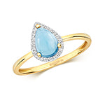 9ct Gold Gemstone 0.09ct Ring – RD425BT