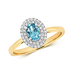 14ct Yellow Gold Gemstone 9ct Ring – RD448BT