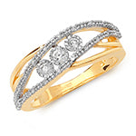 9ct Gold Diamond 0.16ct Ring – RD536