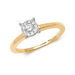 9ct Gold Diamond 0.25ct Ring – RD547