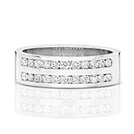9ct White Gold Diamond 0.53ct Ring - RD553W/V