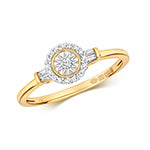 14ct Yellow Gold Diamond 0. Ring – RD563