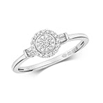 14ct White Gold Diamond 0. Ring – RD563W