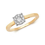 9ct Gold Diamond 0.25ct Ring – RD580