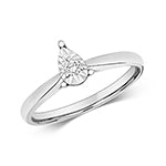 9ct White Gold Diamond Ring – RD674W