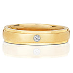 9ct Yellow Gold Diamond 0.05ct Ring - RD702/Y