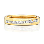 9ct Yellow Gold Diamond 0.26ct Ring - RD709/Y
