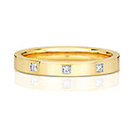 9ct Yellow Gold Diamond 0.06ct Ring - RD713/V