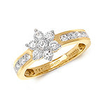 18ct Gold Diamond 1.00ct Ring – RDQ159