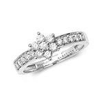 18ct White Gold Diamond 0.50ct Ring – RDQ160W