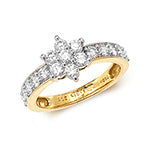 18ct Gold Diamond 1.00ct Ring – RDQ161