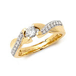 18ct Gold Diamond 0.34ct Ring – RDQ164