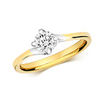 18ct Yellow Gold Diamond 0.50ct Ring – RDQ215