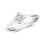 18ct White Gold Diamond 0.50ct Ring – RDQ215W
