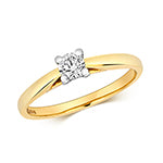 18ct Yellow Gold Diamond 0.25ct Ring – RDQ219