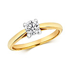 18ct Yellow Gold Diamond 0.50ct Ring – RDQ221