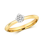 18ct Yellow Gold Diamond 0.25ct Ring – RDQ222