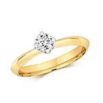 18ct Yellow Gold Diamond 0.35ct Ring – RDQ223