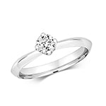 18ct White Gold Diamond 0.35ct Ring – RDQ223W