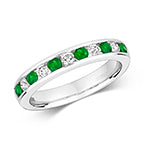 18ct Gold Emerald 0.25ct Ring – RDQ403WE