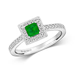18ct Gold Emerald 0.25ct Ring – RDQ413WE