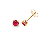 9ct Yellow Gold Lab Grown Diamond Ruby Jewellery - V231R